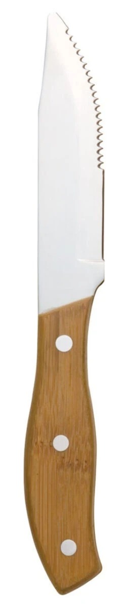 World Tableware - 9.5" Bamboo Chop House Steak Knife