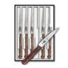 Victorinox - 6 Piece Steak Knife Set W/ Spear Tips, Rosewood