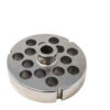 Omcan - #52 Meat Grinder Plate W/ Hub, 19.2mm Holes, 3 Notches/Round - 11178 -Home Kitchen Store 11178 steel plate 87362.1717496571