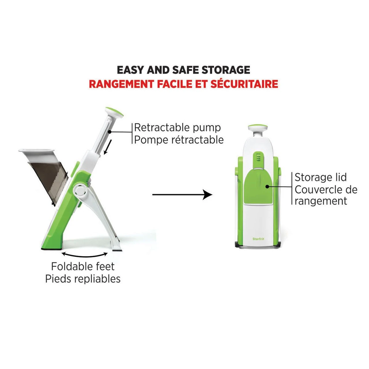 StarFrit - Pump And Slice- Slicing Mandoline 6 StarFrit - Pump And Slice- Slicing Mandoline - Image 4