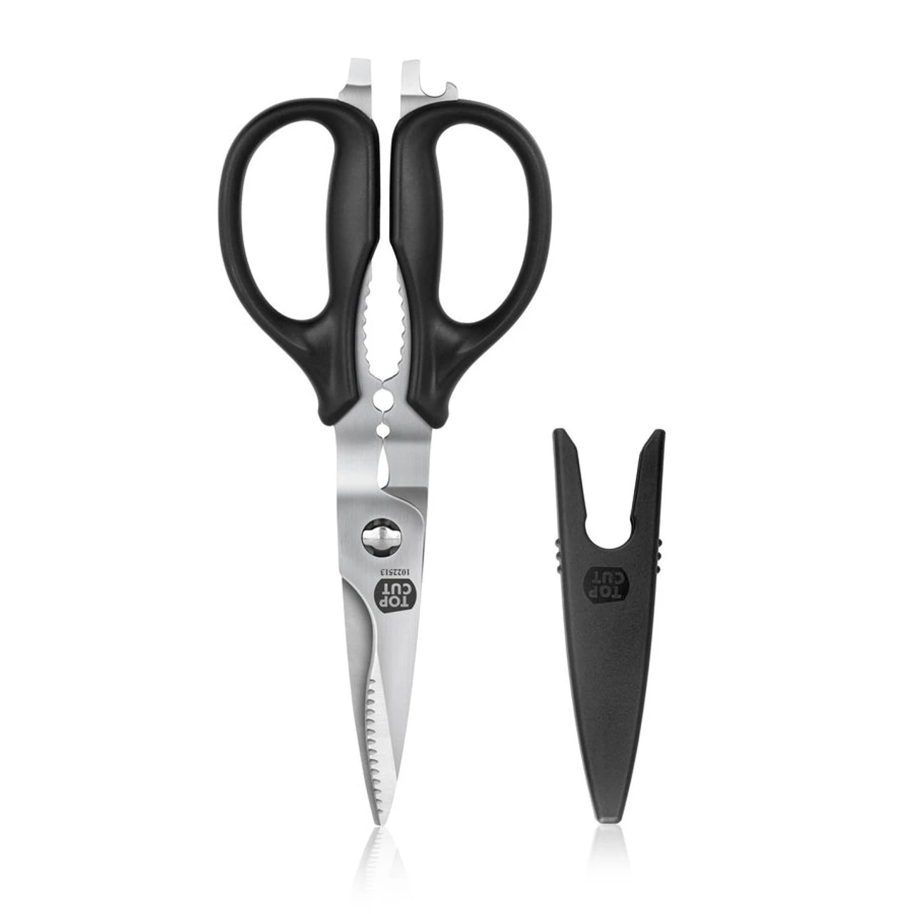 Cangshan - Heavy Duty Kitchen Shears With Black Soft Grip Handle 4 Cangshan - Heavy Duty Kitchen Shears With Black Soft Grip Handle - Image 2