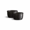 Emile Henry - Fusain 0.25L 2 Piece Ramekin Set -Home Kitchen Store 2 ramekins set n10 18032.1611674189