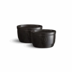 Emile Henry - Fusain 0.25L 2 Piece Ramekin Set