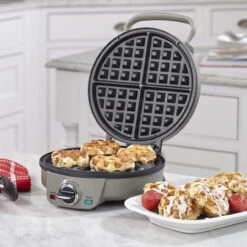Cuisinart - Round 4 Slice Belgian Waffle Maker - WAF200C -Home Kitchen Store 200c 71525.1651073127