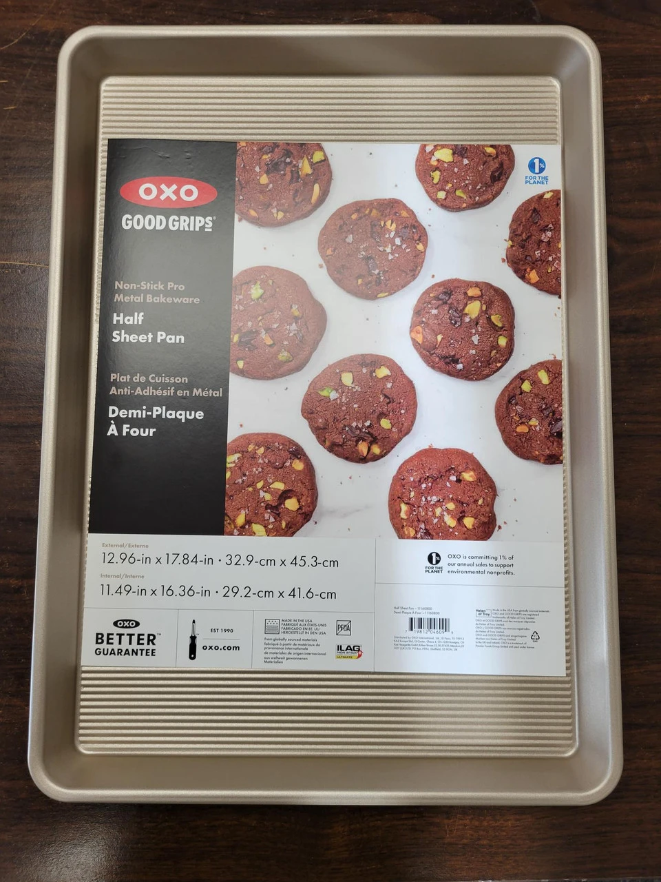 Oxo - Good Grips 13" X 18" Non-Stick Pro Baking Pan, Commercial Grade Aluminzed Steel Bakeware, Made In USA 7 Oxo - Good Grips 13" X 18" Non-Stick Pro Baking Pan, Commercial Grade Aluminzed Steel Bakeware, Made In USA - Image 5