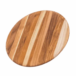 Pro Teak - 13" Edge Grain Round Cutting / Serving Board
