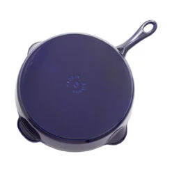 Staub - 28cm/11" Blue Deep Cast Iron Fry Pan - 40506560 -Home Kitchen Store 28blue3 52383.1658517704