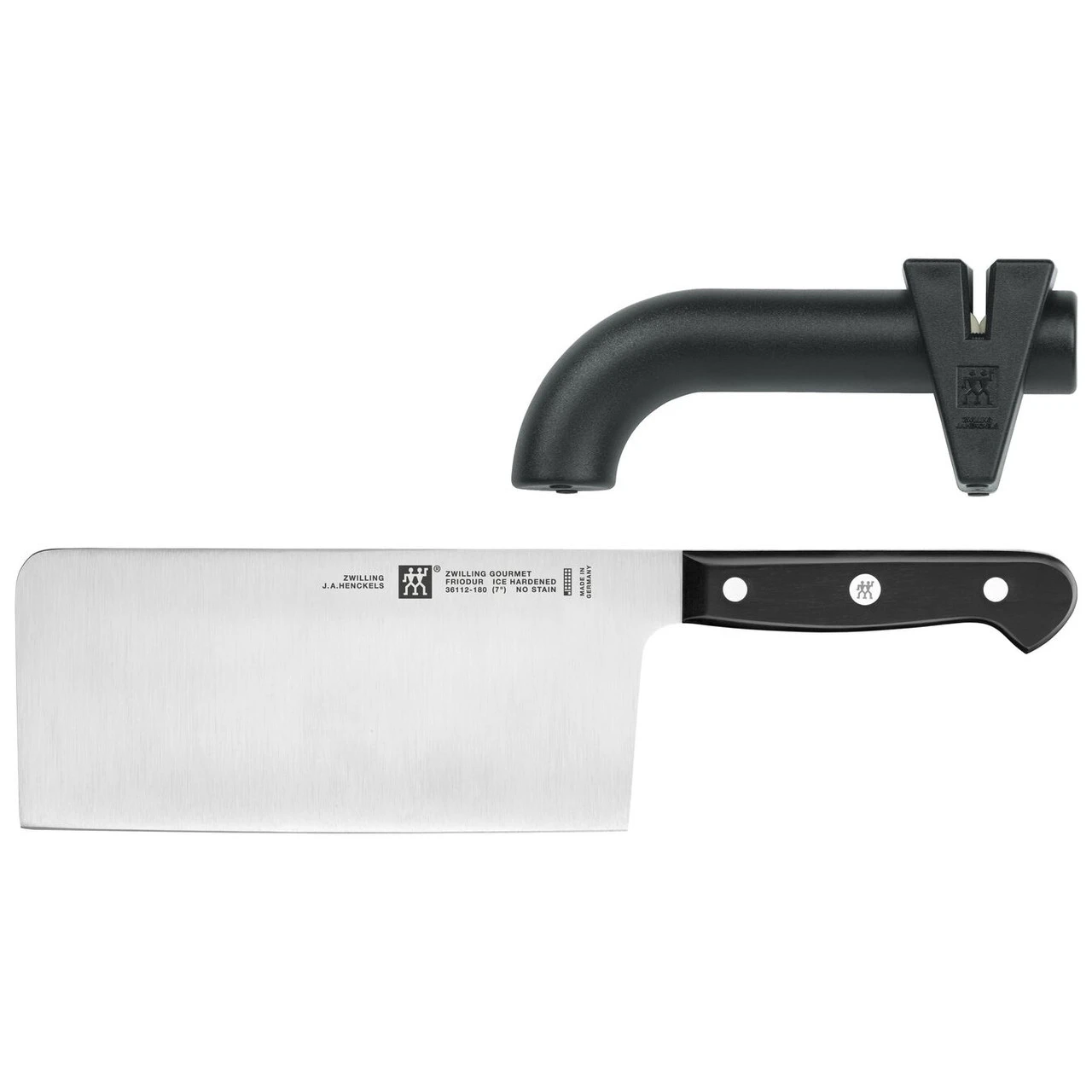 Zwilling - Gourmet 2 Pc Asian Knife And Sharpener Set 3 Zwilling - Gourmet 2 Pc Asian Knife And Sharpener Set