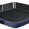 Staub - Blue 10" Square American Grill Pan -Home Kitchen Store 40501 150 87848.1590837309