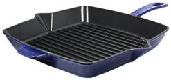 Staub - Blue 10" Square American Grill Pan