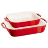 Staub - Cherry 2 Pc Rectangular Baking Dish Set -Home Kitchen Store 40508 627 1 49179.1634830928