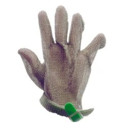 Omcan - Five Finger Stainless Steel Mesh With Green Silicone Strap Extra Large - 44353 7 Omcan - Five Finger Stainless Steel Mesh With Green Silicone Strap Extra Large - 44353 -Home Kitchen Store 44353 3 62936.1590845073