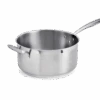 Thermalloy -8 Qt. Stainless Steel Low Sauce Pan - 5724166 1 Thermalloy -8 Qt. Stainless Steel Low Sauce Pan - 5724166 -Home Kitchen Store 5724166 94856.1643294112
