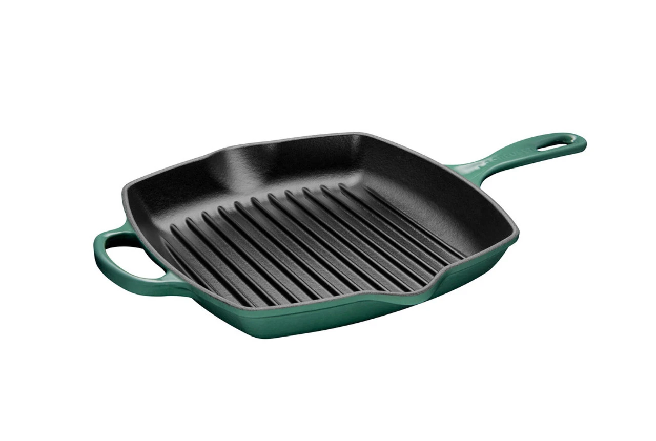 Le Creuset - 10.25" (26cm Artichaut Square Skillet Grill 3 Le Creuset - 10.25" (26cm Artichaut Square Skillet Grill