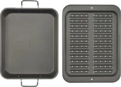 Williams Bradshaw - Goodcook Small Broiler Pan 7.5 X 11.5 X 1.5" -Home Kitchen Store 6000201503538 68052.1653598939