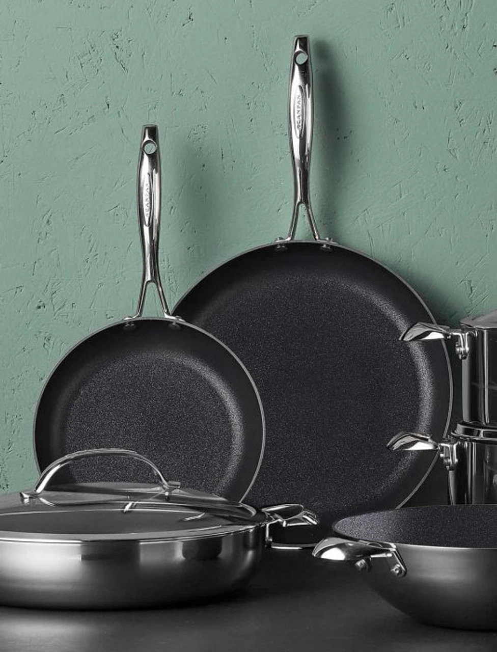 Scanpan - HAPTIQ 11" Non-Stick Fry Pan - 5-Ply Stainless Construction, Made In Denmark 5 Scanpan - HAPTIQ 11" Non-Stick Fry Pan - 5-Ply Stainless Construction, Made In Denmark - Image 3