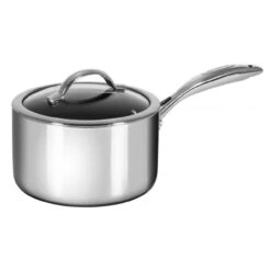 Scanpan - HAPTIQ 2.5L Non-Stick Saucepan With Lid - 5-Ply Stainless Construction, Made In Denmark