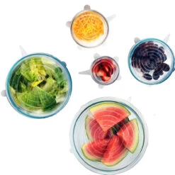 Danesco - Silicone Stretch Lids - 5 Assorted Sizes