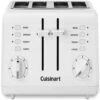 Cuisinart - White Compact 4-Slice Toaster