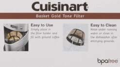 Cuisinart - Gold Tone Filter Basket -Home Kitchen Store 61U7geT5CeL. AC SL1402 58452.1698956742