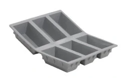 De Buyer - Elastomoule Silicone Loaf Mould, 6 Portion - 77183121D