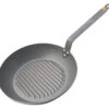 De Buyer - Mineral B Element 10" (26cm) Round Iron Grill Pan