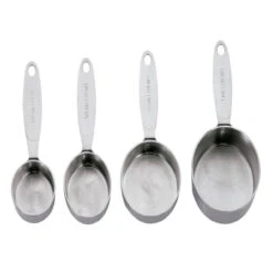 Cuisipro - Oval Stainless Steel Measuring Cups (Set Of 4)