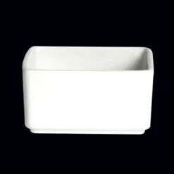 Varick - Cafe Porcelain 6 3/4 Oz Square Ramekin - 6900E421