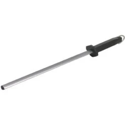 Winco - 12 Inch Diamond Oval Sharpening Steel - KFP122