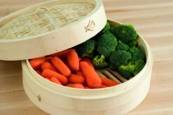 Joyce Chen - 10" 2 Tier Bamboo Steamer Baskets -Home Kitchen Store 71KIE7EfOML. AC SL1200 32182.1681318350