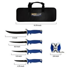 AccuSharp - 6 Piece Fish Fillet Knife Kit -Home Kitchen Store 737C FilletKnifeKit5 75062.1695647595