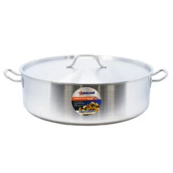 Omcan - 25 Qt Stainless Steel Brazier W/ Cover - 80429