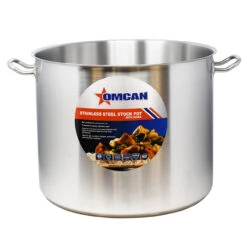 Omcan - 60 Qt Stainless Steel Stock Pot W/ Cover - 80444 -Home Kitchen Store 80444 without cover 82534.1717165943