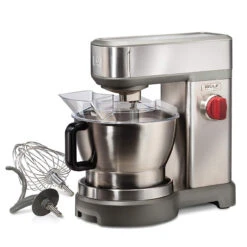 Wolf Gourmet - 7 Qt. Gourmet Stand Mixer, Stainless Steel Construction, Gear Driven