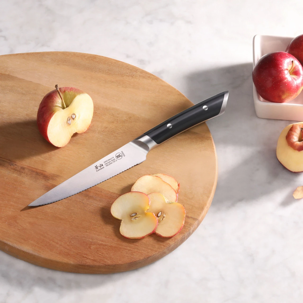 Cangshan - Helena 5" Serrated Utility Knife 5 Cangshan - Helena 5" Serrated Utility Knife - Image 3