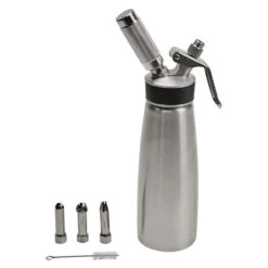Chef Master - 1 Pint (.5L) Stainless Steel Whipped Cream Dispenser