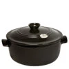 Emile Henry - Fusain (Pepper) Round Stewpot - 91794553 2 Emile Henry - Fusain (Pepper) Round Stewpot - 91794553 -Home Kitchen Store 91794553 cocotteronde28cm 76755.1606846117