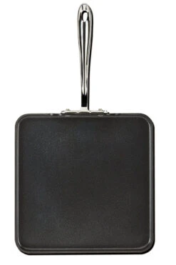 All-Clad - 11" Hard Anodized Square Non-Stick Griddle Pan, Heavy-Gauge Hard Anodized Aluminum Cookware
