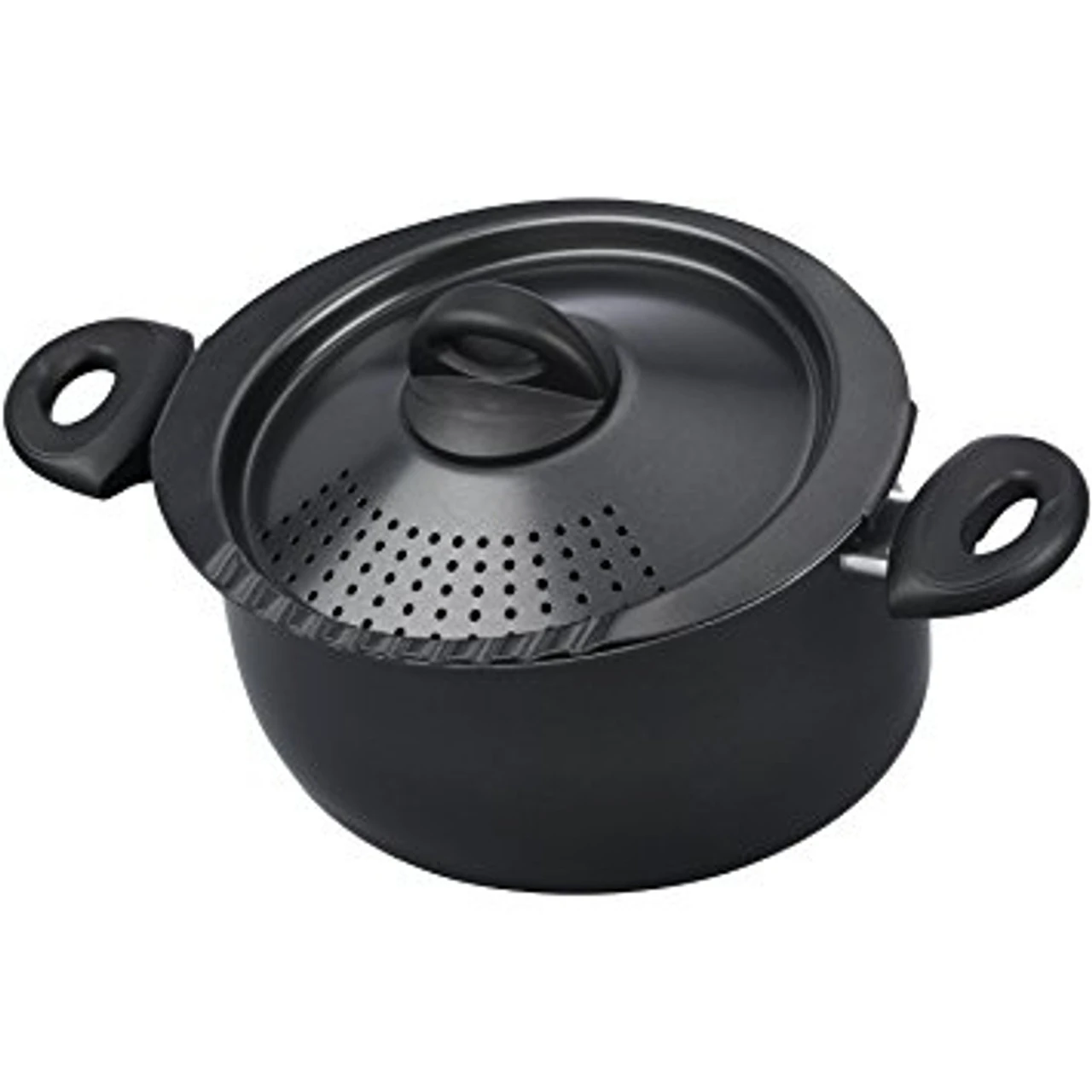 Bialetti - 5 Qt Black Pasta Pot - 7265 4 Bialetti - 5 Qt Black Pasta Pot - 7265 - Image 2