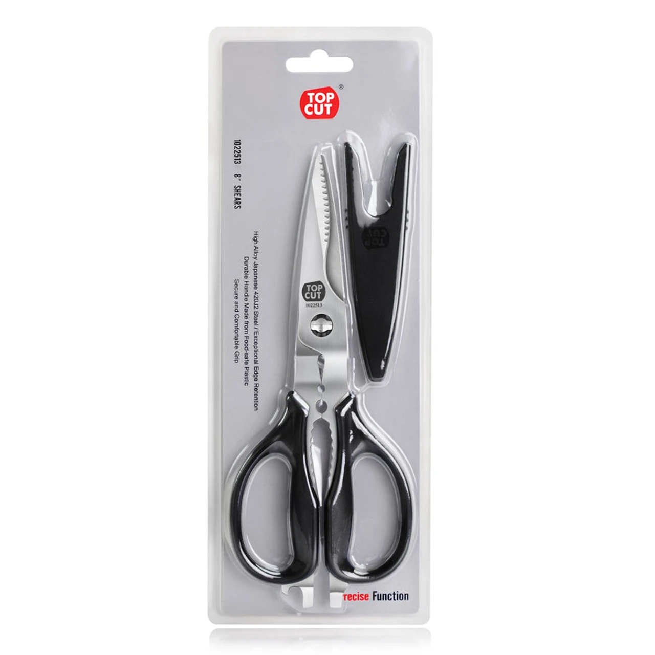Cangshan - Heavy Duty Kitchen Shears With Black Soft Grip Handle 8 Cangshan - Heavy Duty Kitchen Shears With Black Soft Grip Handle - Image 6
