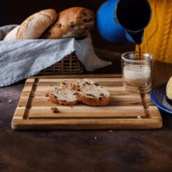 Pro Teak - Rectangular Cutting Board With Juice Canal 16" X 11" -Home Kitchen Store 9 15380.1597070304