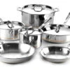 All-Clad - 10 Piece Copper Core Cookware Set, 5-ply Bonded Cookware, Made In USA -Home Kitchen Store ALL 600822SS 0 36644.1606160949