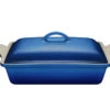 Le Creuset - 3.8 L Blueberry Rectangular Casserole With Lid -Home Kitchen Store Blueberry heritage 06851.1599081958