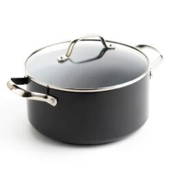 GreenPan - Valencia Pro 5.5 Qt Ceramic Non-Stick Stockpot With Lid