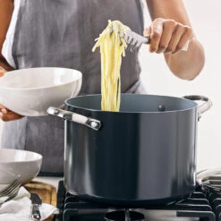 GreenPan - Valencia Pro 8 Qt Ceramic Non-Stick Stockpot With Lid -Home Kitchen Store CC003793 001 4 06789.1695308801