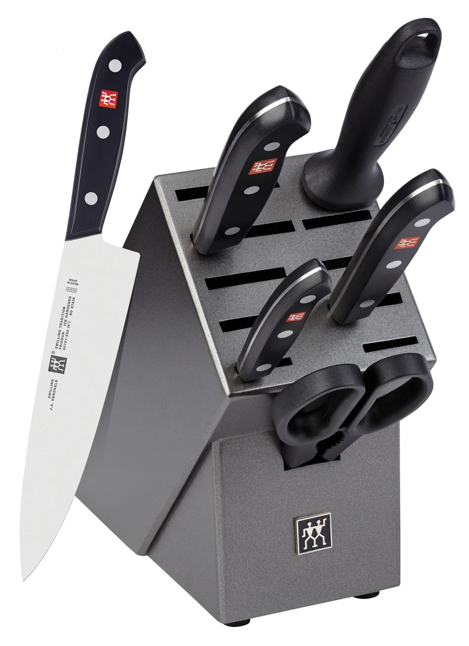 Zwilling - 7 Pc Tradition Knife Block Set 3 Zwilling - 7 Pc Tradition Knife Block Set
