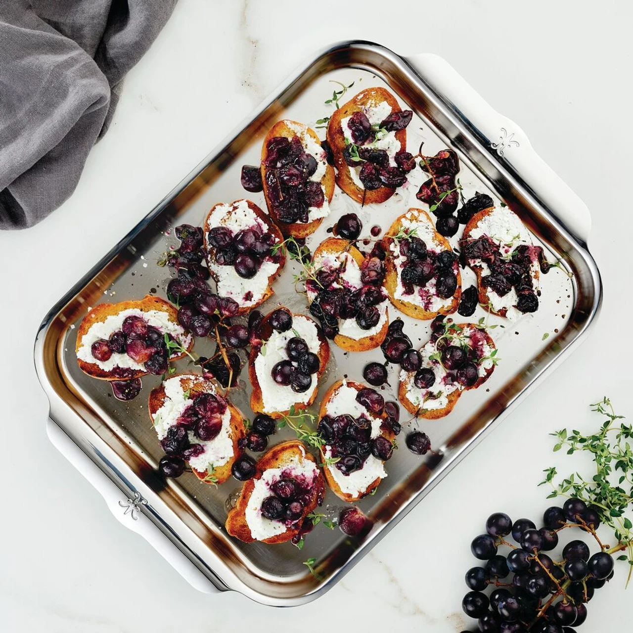 Hestan- 12"x15" Try-Ply Stainless Steel Jelly Roll Pan 4 Hestan- 12"x15" Try-Ply Stainless Steel Jelly Roll Pan - Image 2