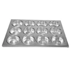 Johnson Rose - 12 Cup Aluminum Muffin Pan 3.5oz - 6262