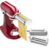 KitchenAid - 3-Piece Pasta Roller & Cutter Set Attachment -Home Kitchen Store KitchenAid Pasta Roller 51218.1695244972