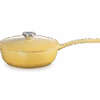 Le Creuset - 2 L (2.25 QT) Camomille Saucier Pan -Home Kitchen Store LC 20240311 HL PS FS 21157210074460 001 87119.1717432859